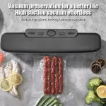 Vacuum Sealer, Automatic Food Vacuum Sealer Machine One-Touch Vacuum Sealing for Dry & Moist Food Preservation, Compact Vacuum Packer Machine